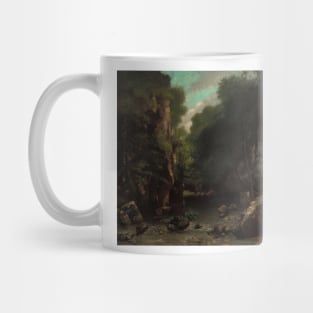 The Valley of Les Puits-Noir by Gustave Courbet Mug